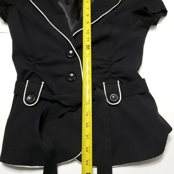 #063 Maurices Small belted jacket blazer - Picture 5 of 9